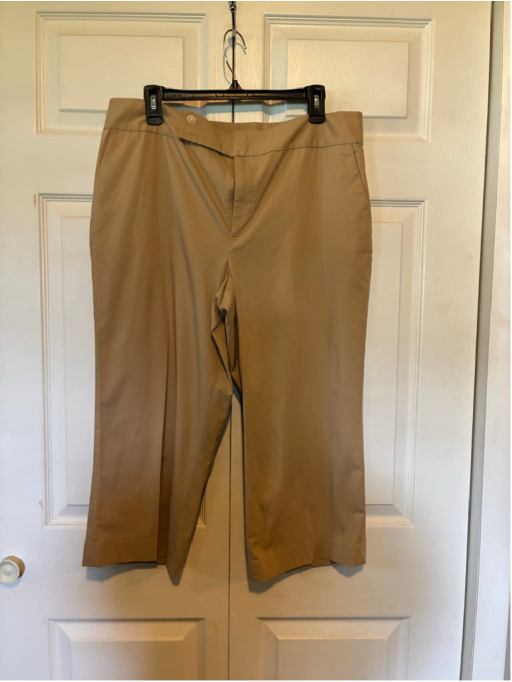 Women's Lauren Ralph Lauren Beige Ankle Pants Size 14
